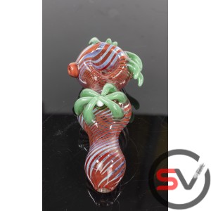 SEA URCHIN GLASS HAND PIPE 5inch